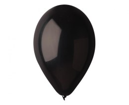Balony 100szt czarne pastelowe 10