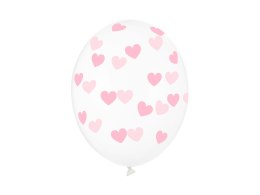 Balony 50szt. SERDUSZKA CRYSTAL | SB14C-228